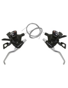 V Brake Trigger Shifter R&L 3x8 Speed STM-406 Black Sun...